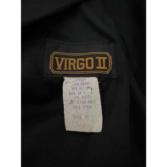 Vintage Virgo II backless full-length dress sleeveless Sz 12 Virgo II - Picture 11 of 11